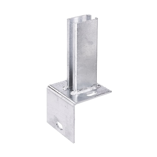 Pfostenträger L-Form fvz. für 60x40 mm