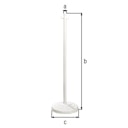 Alberts® Absperrketteständer Inside zinkph.,weiß,transportabel Pf.⌀25mm, H ü.Boden 900 mm 783259