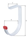 Vorschaubild Deckenhaken gebogen Alu 90x170x130 mm