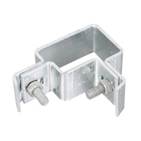 Alberts® Eckschelle für Vierkantpfosten,feuerverzinkt,anthrazit Kst.b,für Pfosten 60x40mm 974848