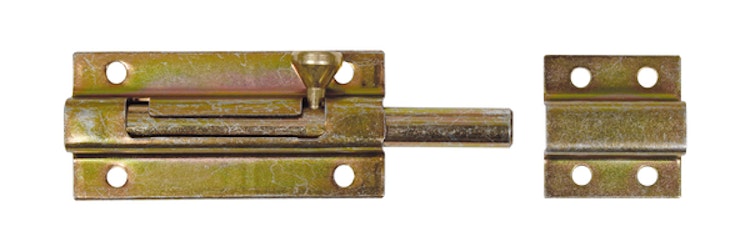 Alberts® Bolzen-Schlossriegel Knopfgriff 70 x 33 mm