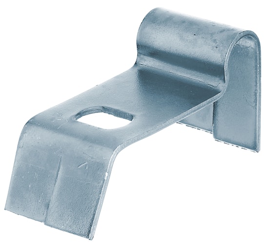 Alberts® Auflaufstütze mit Langloch galv. blau verzinkt zum Einbetonieren Breite 50mm 