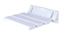 Vorschaubild Alberts® Duschklappsitz, Befestigung an der Wand, Kunststoff, weiß, Sitzfläche: 315x225mm 140892
