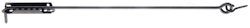Alberts® Sturmhaken,mit Feststellplatte,KTL sw,z.Einschrauben,Länge 600mm