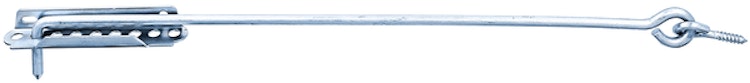 Alberts® Sturmhaken,mit Feststellplatte,galv.blau vz,zE,Länge 500 mm 