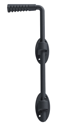 Alberts® Bodenschieber Ovado verz.,graphitgrau beschichtet Länge 400 mm 