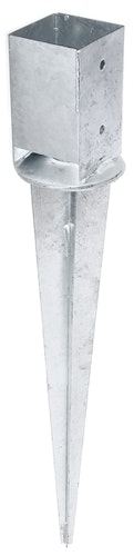 Alberts® Einschlaghülse 750mm mit verstellbarem Topf für verschiedene Pfostenstärken