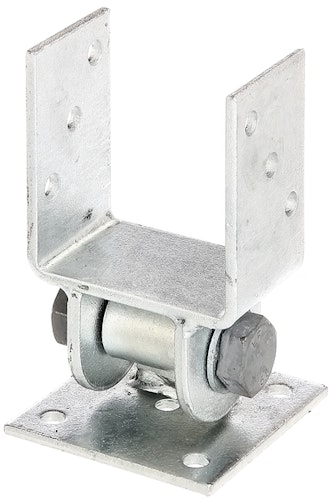 Alberts® Pfostenträger mit beweglichem Oberteil für schräge Mauern Breite: 91mm Tiefe: 60mm