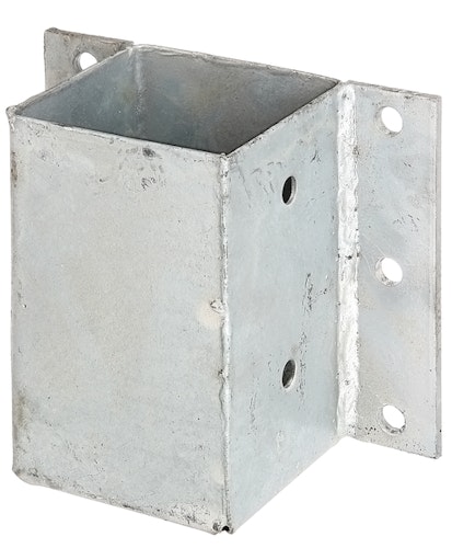 Alberts® Pfostenträger für L- und U- Steine 91x91mm zum Anschrauben