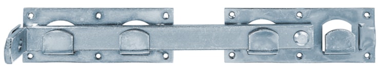 Alberts® Doppeltorüberwurf galv. blau verzinkt Länge: 423 mm Höhe: 70 mm 
