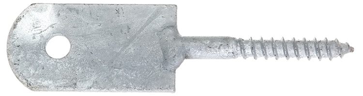Alberts® Zaunriegelhalter,feuerverzinkt,zum Anschrauben,Holzgewinde 8x60 mm,Länge 120 mm 
