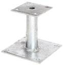 Vorschaubild Alberts® Pfostenträger zum Aufschrauben Ø42/150x150
