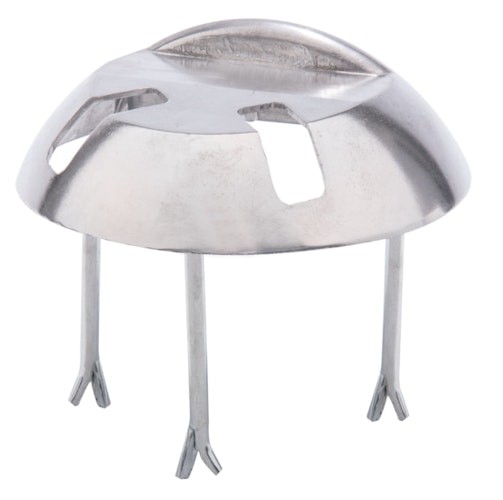 Alberts® Auflaufstütze Aluguss mit Langlöchern Durchmesser 205 mm Höhe 65 mm 