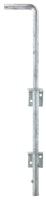 Alberts® Bodenschieber feuerverzinkt Gesamthöhe 500 mm Abstand Bolzen - Tor 40 mm 
