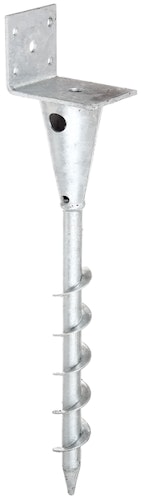 Alberts® L-Pfostenträger für Vierkantholzpfosten zum Einschrauben 95x470mm