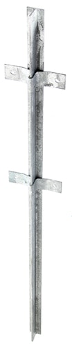GAH ALBERTS Zaunpfosten T-Profil fvz. 40x40x1200 mm 1200/40/40 fvz