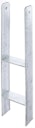 Vorschaubild Alberts® H-Pfostenträger 300x60x6mm Gesamtlänge 600mm für verschiedene Pfostenstärken