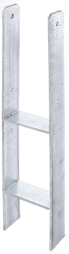 Alberts® H-Pfostenträger 300x60x6mm Gesamtlänge 600mm für verschiedene Pfostenstärken