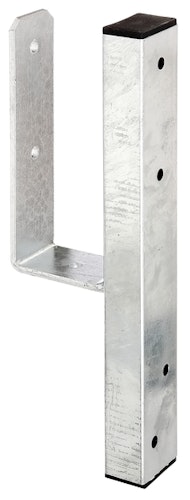 Alberts® U-Pfostenträger für L- Randsteine für Vierkantholzpfosten 91x91mm Höhe: 230mm