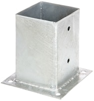 Alberts® Aufschraubhülse 150mm für verschiedene Pfostenstärken