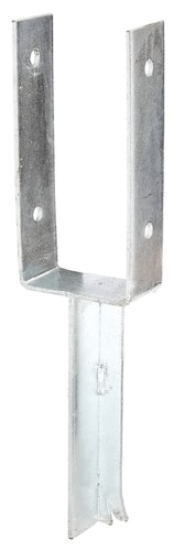 Alberts® U-Pfostenträger 200x60x4mm Betonanker T-Eisen für verschiedene Pfostenstärken