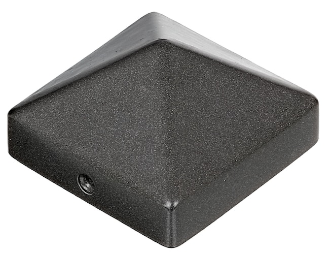 Alberts® Pfostenkappe für Holzpfosten hoch Aluguss anthr. kstbe. LxB 70x70 mm 