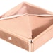 Alberts® Pfostenkappe für Holzpfosten flach Kupfer zaponiert LxB 90x90 mm Bild