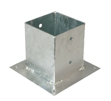 Alberts® Aufschraubhülse 150mm für verschiedene Pfostenstärken