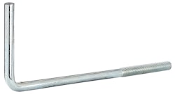 Alberts® Zaunriegelhalter galv. blau verzinkt zum Durchschrauben LxH 190x110 mm 