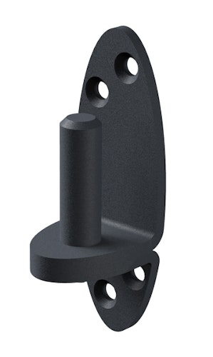 Alberts® Kloben Ovado verz.,graphitgrau beschichtet Dorn ⌀16 mm 