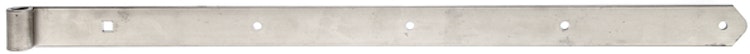 Alberts® Ladenband 800x45 mm ⌀16 mm Edelstahl
