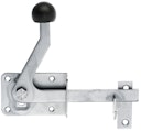 Vorschaubild Alberts® Gartentorfalle,Edelstahl,zusätzlich kugelgestrahlt,Platten Breite 80mm,Höhe 55mm 