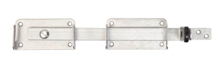 Alberts® Doppeltorüberwurf Edelstahl zusätzlich kugelgestrahlt Gesamtlänge 327 mm 