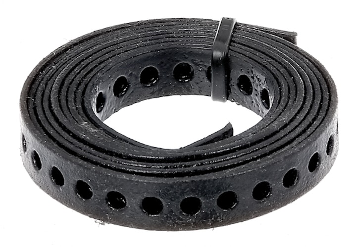 Lochband verz. schwarz 12x0,9 mm/1,5 m