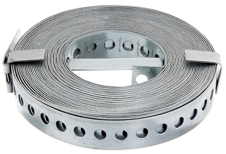 Alberts® Lochband Breite verzinkt 20 mm Länge 10 m