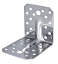 Vorschaubild Alberts® Schwerlast-Winkelverbinder m.Sicke Edelstahl  105x105x90 mm