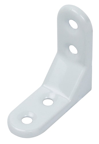 Alberts® Zierwinkel geprägt weiß kunststoffbeschichtet  50x50x20 mm