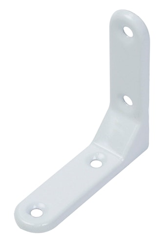 Alberts® Zierwinkel geprägt weiß kunststoffbeschichtet  75x75x20 mm