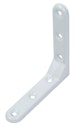 Vorschaubild Alberts® Zierwinkel geprägt weiß kunststoffbeschichtet  103x103x21 mm