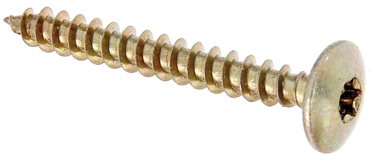 Alberts® Holzschraube Maxi-Fix gelb verzinkt SxL ⌀6x50 mm Box à 4 St. 