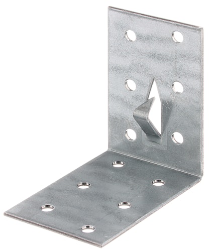 Lochplattenwinkel verz. 60x60x40x1,5 mm