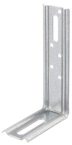 Alberts® Verstellwinkel 90° geprägt mit Langloch  120x70x30 mm