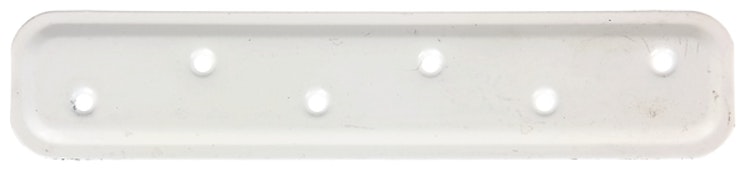 Alberts® Flachverbinder geprägt weiß beschichtet  180x40 mm