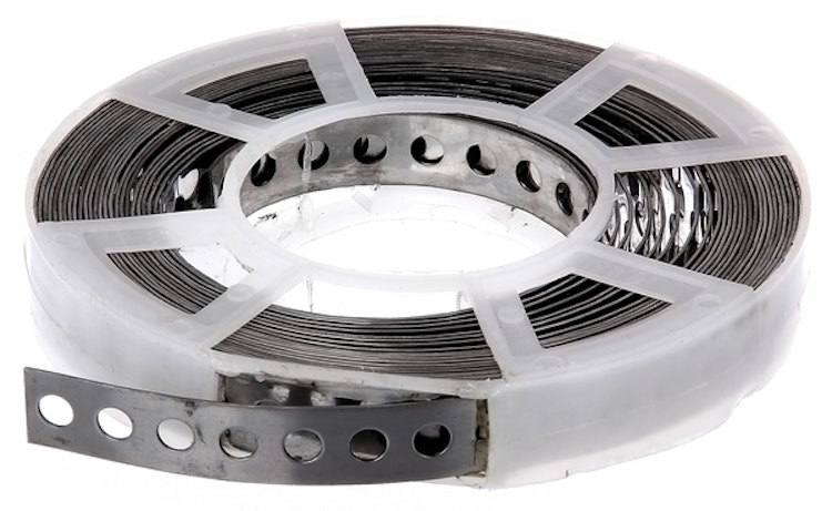 Lochband rostfrei 17x1,0 mm/10 m