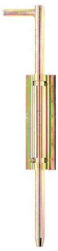 Alberts® Bodenschieber,galv.gelb verz.,z.Anschweißen,Höhe 400mm