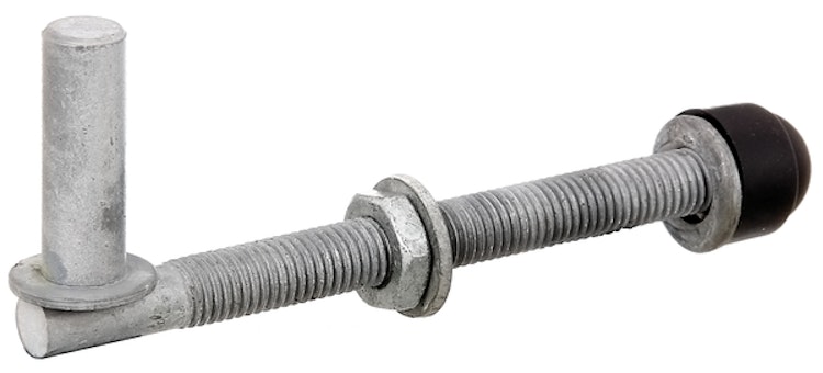Alberts® Kloben z.Durchschrauben,ein Paar,feuerverz.,Dornst.⌀13mm,Länge 140mm,Gew.M12 