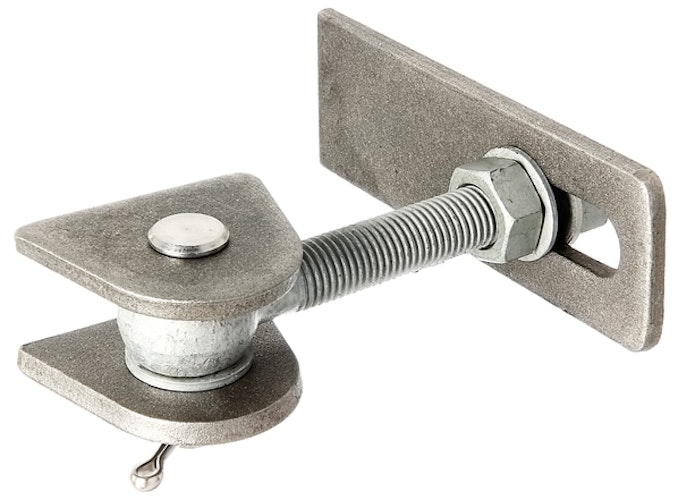 Alberts® Torband f.180° Öffnung,lang,Schrauben,etc.fvz.,Bolzen,etc.VA,z.Anschweißen,M20