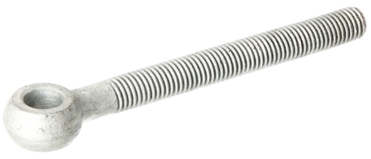 Alberts® Augenschraube,fvz.,Gew.M16,Abstand Anfang Gewindest.-Mitte Augenschr.130mm,o.Zub 