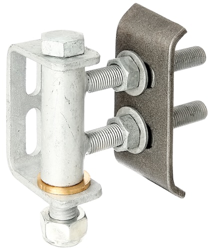 Alberts® Torband f.180°Öffnung,Ebenen verstellb.,feuervz.,z.Anschw.,M16,Belast.max.300kg 