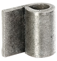 Alberts® Anschweißband f.Metallt.⌀13mm,Abstand Außenkante-Mitte Rolle 30mm